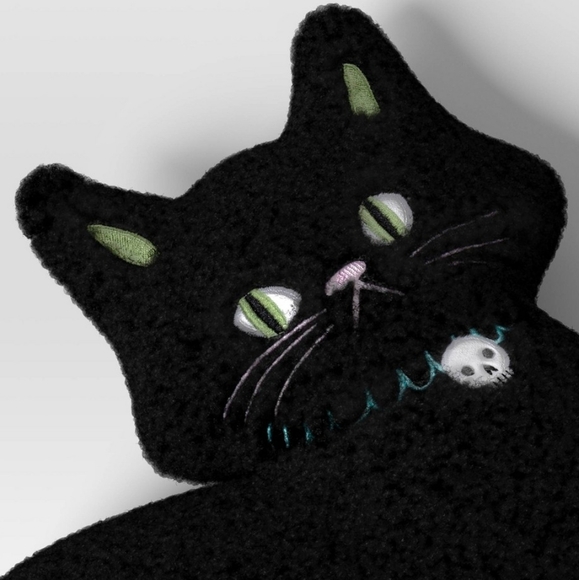 Hyde & EEK! Black Cat Throw Pillow Target Halloween 2025 - Picture 5 of 12